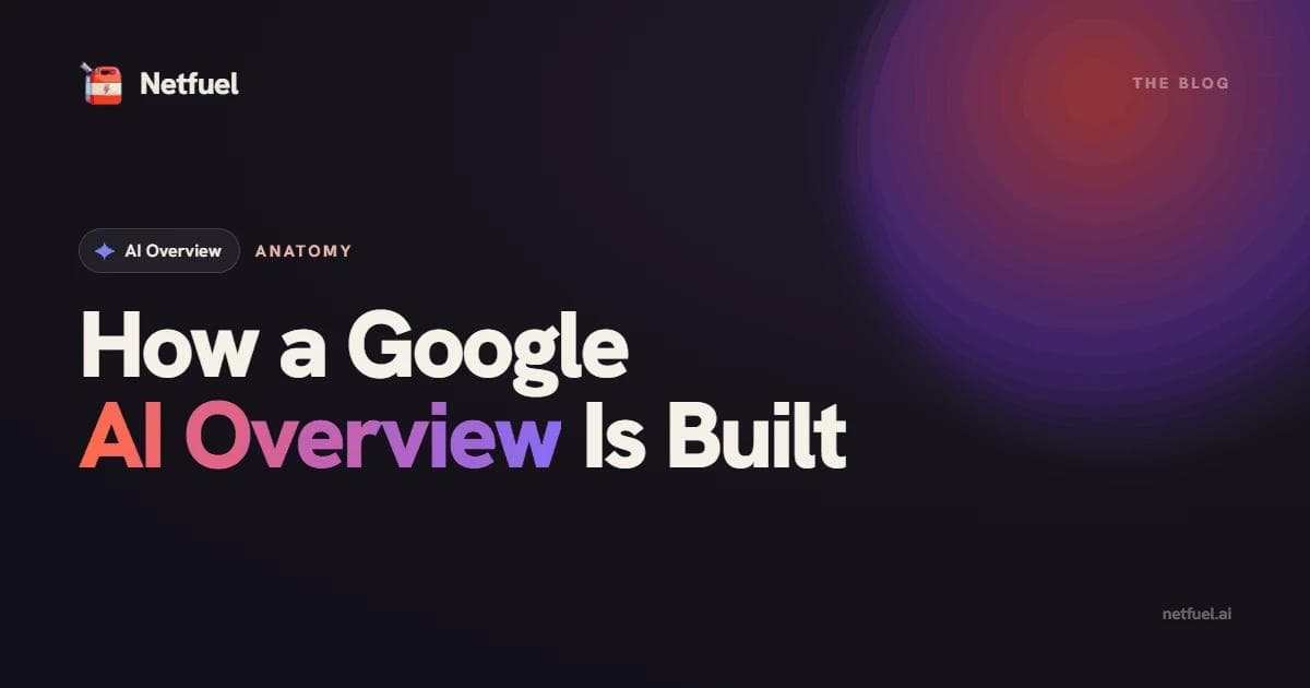 How a Google AI Overview Is Built, Step by Step